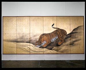风景中的老虎