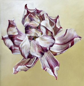郁金香》，2013 年（木板上的丙烯画）