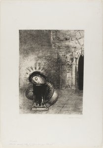 漫长的蛹，血的颜色，第 2 版，共 6 页 作者 奥迪隆·雷顿（Odilon Redon）