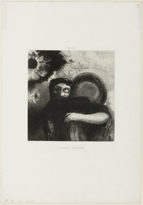 奇怪的戏法师》，第 5 盘 作者 奥迪隆·雷顿（Odilon Redon）