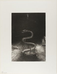 将他束缚千年》，第 8 版，共 12 页 作者 奥迪隆·雷顿（Odilon Redon）