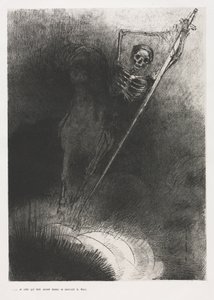 他的名字是死亡 作者 奥迪隆·雷顿（Odilon Redon）