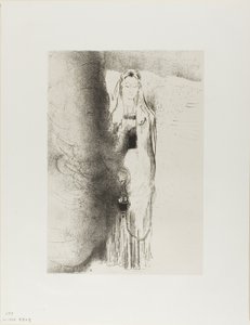 天使取走了香炉，第 4 版，共 12 页 作者 奥迪隆·雷顿（Odilon Redon）