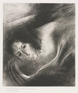欺骗他们的魔鬼被投入火与硫磺的湖中，野兽和假先知就在那里。 作者 奥迪隆·雷顿（Odilon Redon）