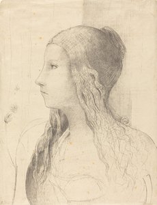 布伦希尔德 作者 奥迪隆·雷顿（Odilon Redon）