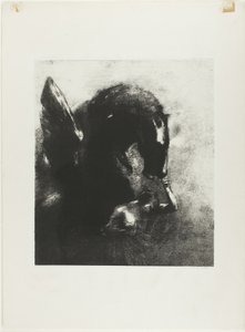 被囚禁的飞马 作者 奥迪隆·雷顿（Odilon Redon）