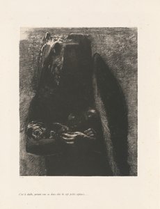 是魔鬼 作者 奥迪隆·雷顿（Odilon Redon）