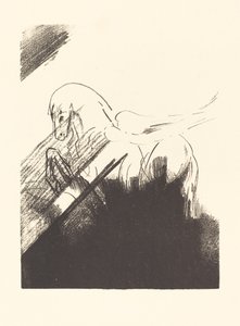 翼马(Cheval aile) 作者 奥迪隆·雷顿（Odilon Redon）
