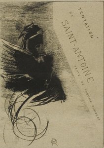 圣安东尼的诱惑》封面插图 作者 奥迪隆·雷顿（Odilon Redon）