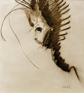龙 作者 奥迪隆·雷顿（Odilon Redon）