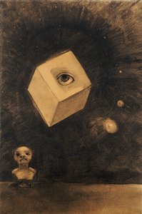 眼睛 作者 奥迪隆·雷顿（Odilon Redon）