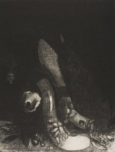 花落蟒蛇现》，第 5 版，共 24 页 作者 奥迪隆·雷顿（Odilon Redon）