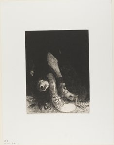 花落蟒蛇现》，第 5 版，共 24 页 作者 奥迪隆·雷顿（Odilon Redon）