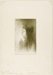 费迪南德·赫罗德为感伤的前锋作曲，1893年 作者 奥迪隆·雷顿（Odilon Redon）