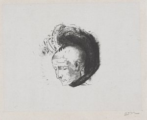 安德烈-梅勒里奥为 "Le Mouvement Idealiste en Peinture "绘制的封面插图 作者 奥迪隆·雷顿（Odilon Redon）