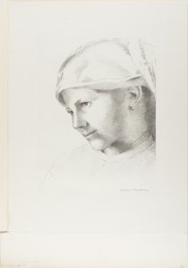 女孩 作者 奥迪隆·雷顿（Odilon Redon）