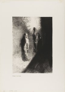 他举起铜瓮，第 4 版，共 10 页 作者 奥迪隆·雷顿（Odilon Redon）