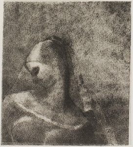 海伦 - 恩诺亚，24 个板块中的第 10 个 作者 奥迪隆·雷顿（Odilon Redon）