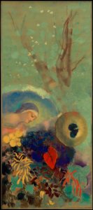 向达芬奇致敬 作者 奥迪隆·雷顿（Odilon Redon）