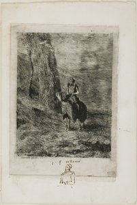 骑士等待 作者 奥迪隆·雷顿（Odilon Redon）