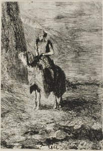 骑士等待 作者 奥迪隆·雷顿（Odilon Redon）