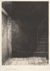 我看到了1896年大而苍白的光芒。 作者 奥迪隆·雷顿（Odilon Redon）
