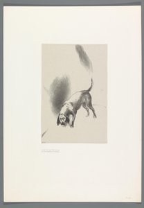 他用一种奇怪的表情盯着我 La Maison Hauteée，6 石版的 omslag 标题 Het Spookhuis，《鬼屋》，插图 bij tekst van Bulwer-Lytton，在 het frans vertaald 门 René Philipon 中，（系列标题） 作者 雷内·菲利普