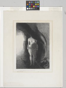 Je Suis Toujours La Grande Isis！(石版画，贴花纸） 作者 奥迪隆·雷顿（Odilon Redon）
