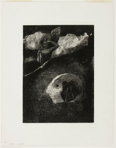 林波》，《梦中》第四板 作者 奥迪隆·雷顿（Odilon Redon）