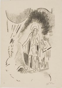 飞马上的男人 作者 奥迪隆·雷顿（Odilon Redon）