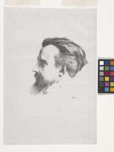 莫里斯·丹尼斯（莫里斯·丹尼斯）（中国飞纸石版画） 作者 奥迪隆·雷顿（Odilon Redon）