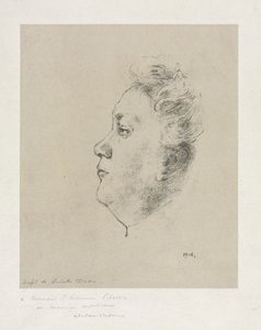 朱丽叶·杜杜小姐（Juliette Dodu），1904年。 作者 奥迪隆·雷顿（Odilon Redon）