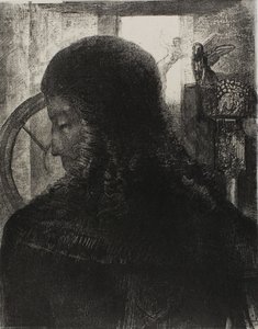 老骑士 作者 奥迪隆·雷顿（Odilon Redon）