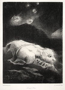 起源：1883年，生命在晦涩难懂的深度醒来。 作者 奥迪隆·雷顿（Odilon Redon）