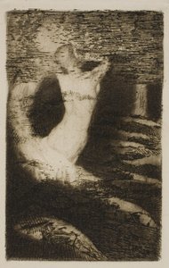 灵魂的流逝 作者 奥迪隆·雷顿（Odilon Redon）
