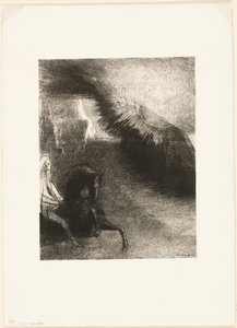 亚龙世界的朝圣者》，第 5 版，共 6 页 作者 奥迪隆·雷顿（Odilon Redon）