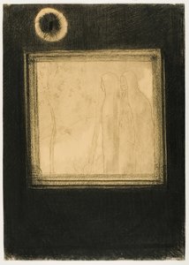 虔诚的女性 作者 奥迪隆·雷顿（Odilon Redon）