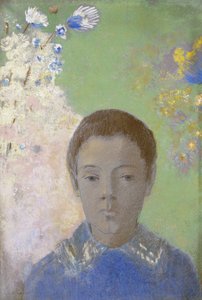阿里·雷登（Ari Redon）肖像，约1898年 作者 奥迪隆·雷顿（Odilon Redon）