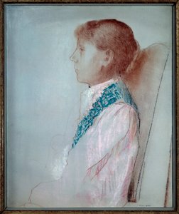 奥迪隆·雷东夫人 (1853-1923) 的肖像 