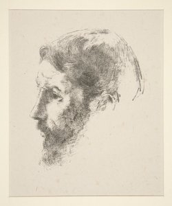 皮埃尔-博纳尔肖像 作者 奥迪隆·雷顿（Odilon Redon）
