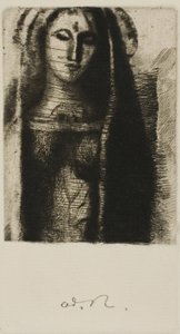 马莱恩公主（小圣母） 作者 奥迪隆·雷顿（Odilon Redon）