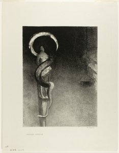 光环蛇 作者 奥迪隆·雷顿（Odilon Redon）