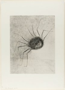 蜘蛛 作者 奥迪隆·雷顿（Odilon Redon）