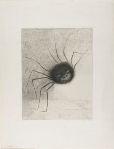 蜘蛛 作者 奥迪隆·雷顿（Odilon Redon）