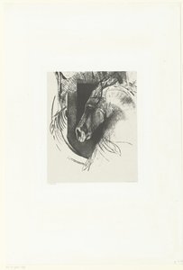 战马
Le Courcier（物品上的标题） 作者 奥迪隆·雷顿（Odilon Redon）