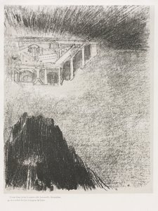 圣约翰启示录：而我，约翰看见了新耶路撒冷圣城，1899年。 作者 奥迪隆·雷顿（Odilon Redon）