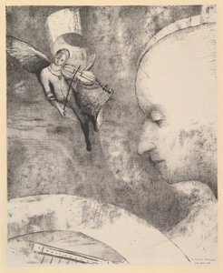 天体艺术，1894年。 作者 奥迪隆·雷顿（Odilon Redon）