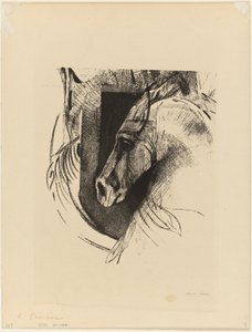 充电器 作者 奥迪隆·雷顿（Odilon Redon）
