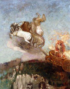 阿波罗战车，1907-1908年 作者 奥迪隆·雷顿（Odilon Redon）