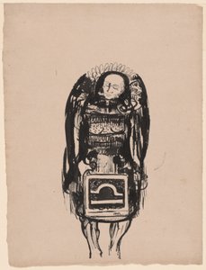 恶魔(Le Diable) 作者 奥迪隆·雷顿（Odilon Redon）